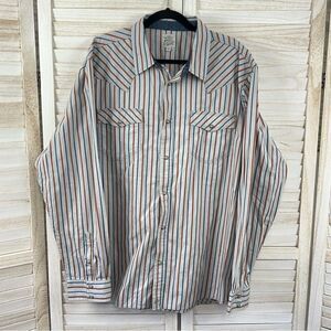 3/$25 Moon Shine Brad Paisley Western Sawtooth Pearl Snap Front Shirt XXL